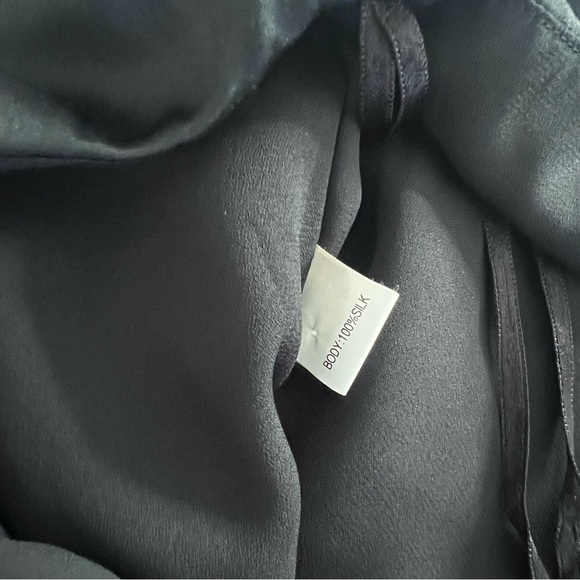 [Kay Unger] Black Cocktail Silk Dress - Picture 14 of 14